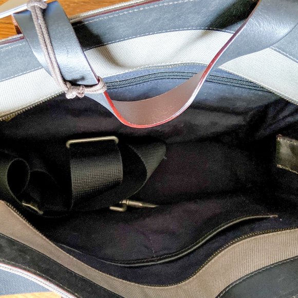 NWT Jack Spade Work Twill Briefcase Messenger Bag - Picture 5 of 8